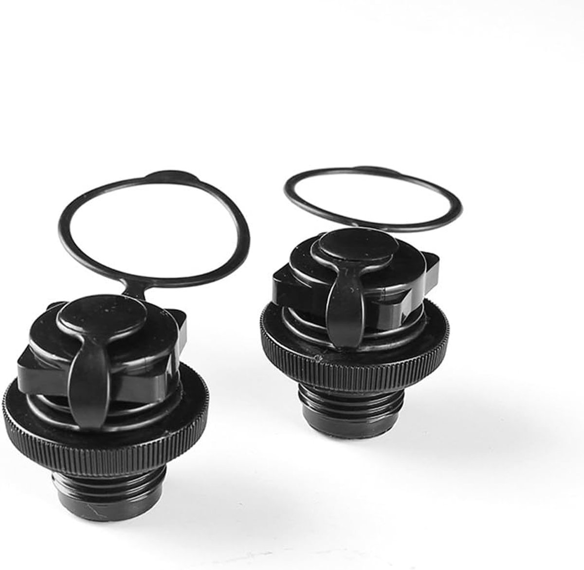 Opblaasboot luchtventiel - Unidirectioneel ontwerp - Anti-lek rubber - Set van 2 - ShopVlot