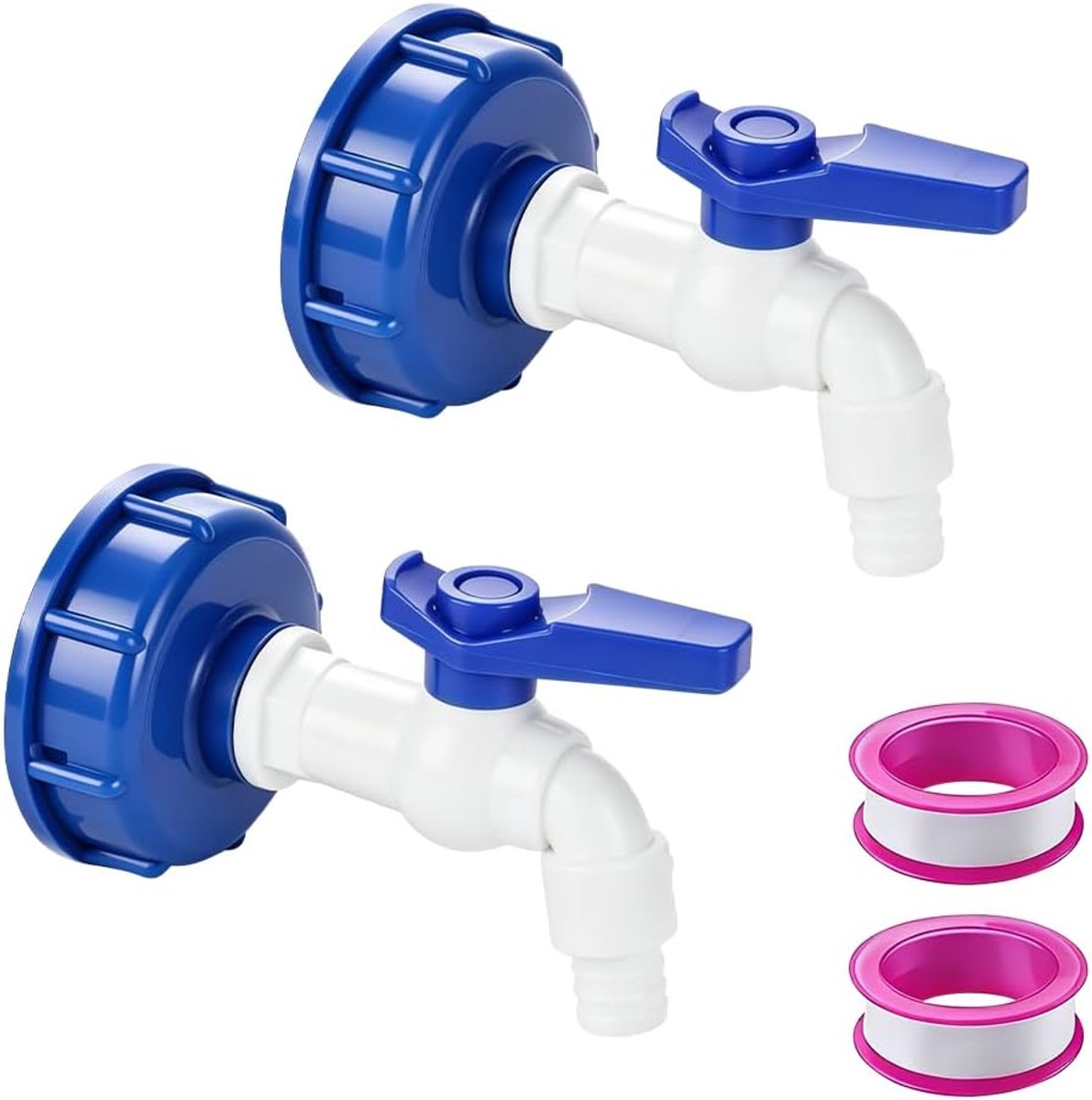 IBC-afvoerkraan 1/2 inch - IBC-tankaccessoires - stevige schroefdraad - optimale waterstroomregeling - ShopVlot