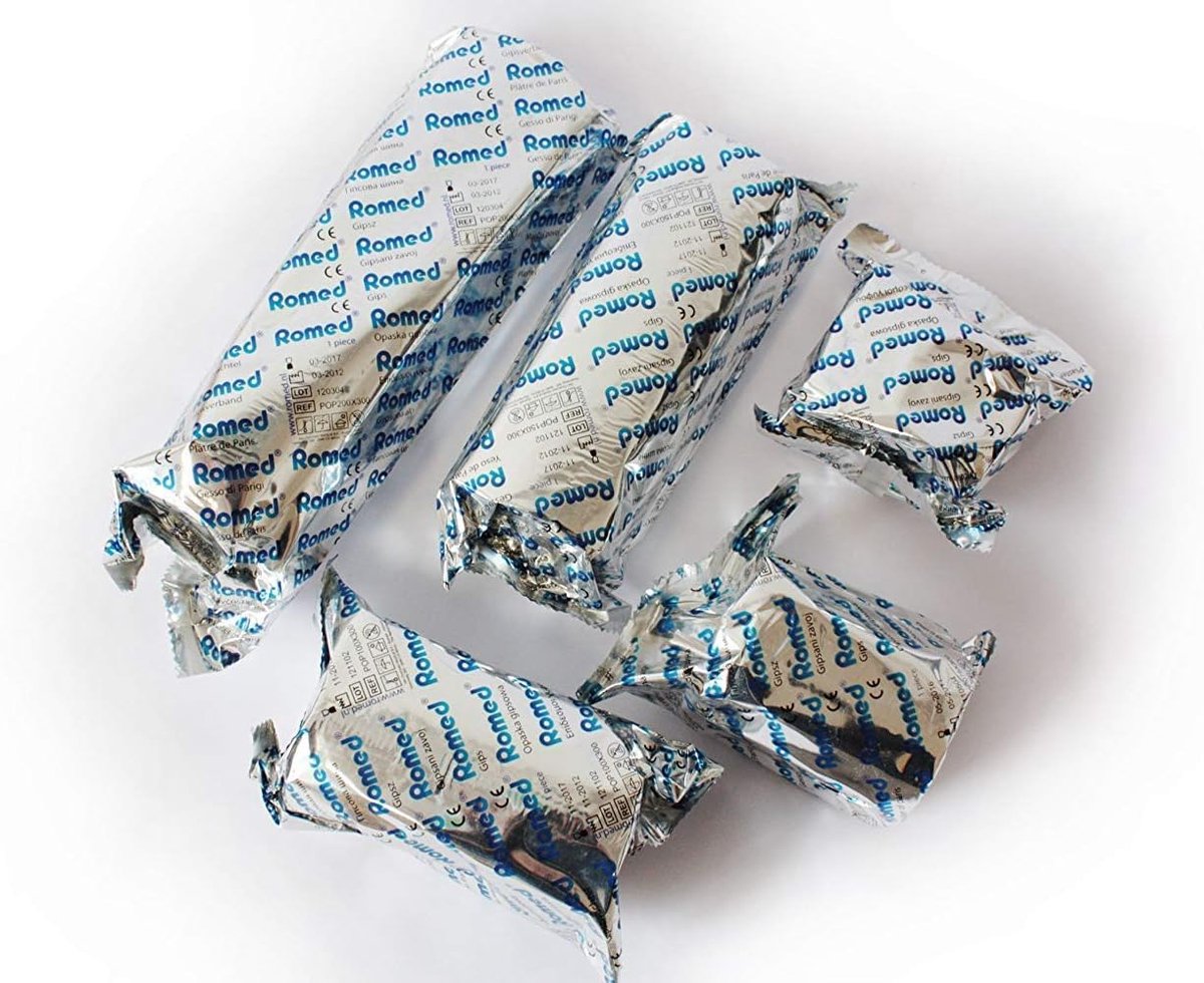 Plakbandage 7.5 cm x 3 m - 6 rollen - waterdicht verpakt - eenvoudig te verwerken - ShopVlot