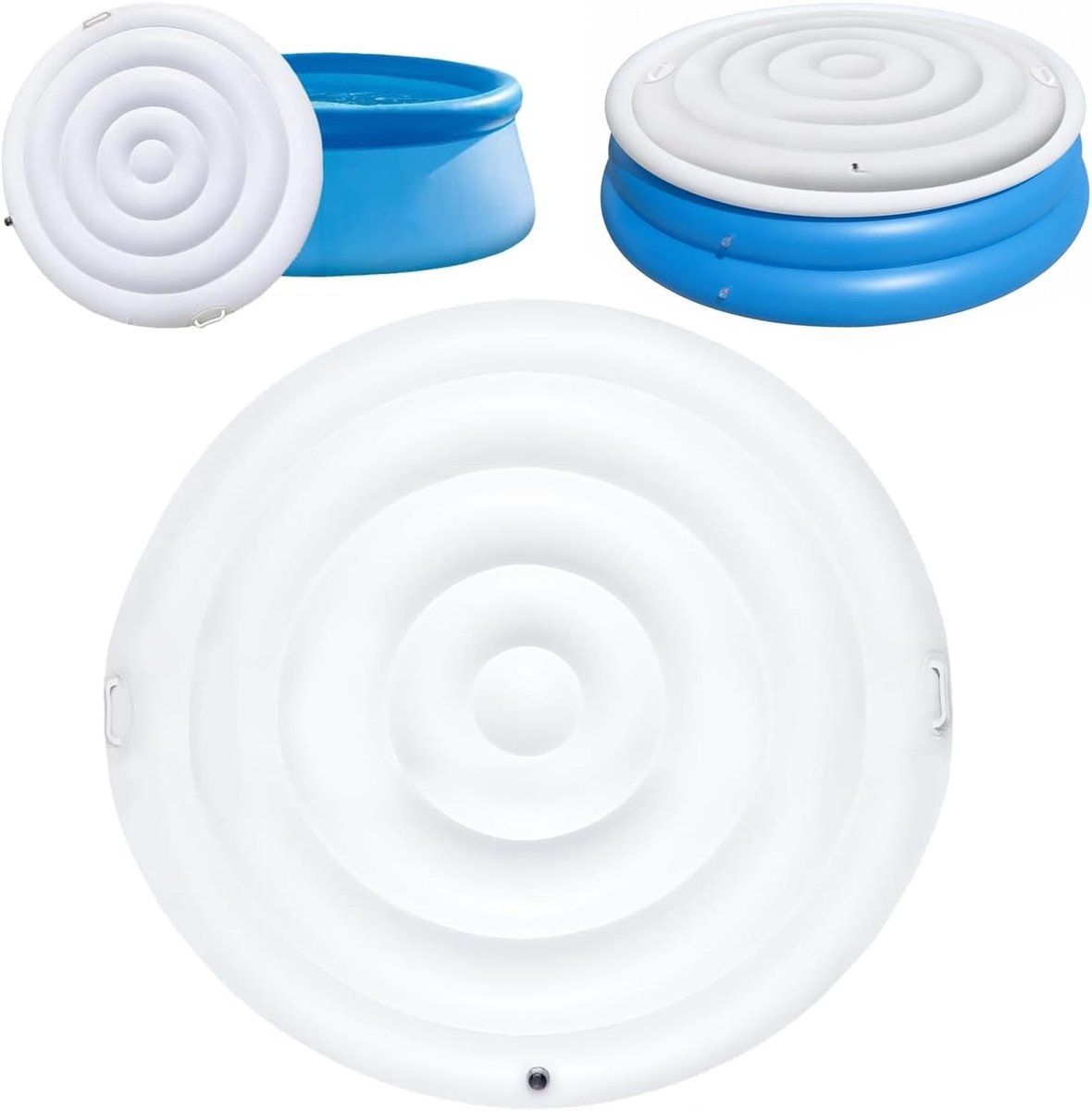 Opblaasbare Whirlpool Cover 65 in - Premium PVC - Energiezuinig - Bescherming tegen weer en vuil - ShopVlot