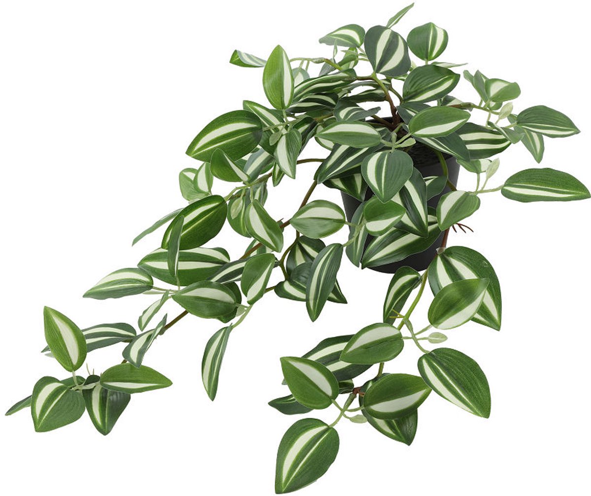 Countryfield kunstplant Tradescantia kamerplant steker hang 50cm decoratie.