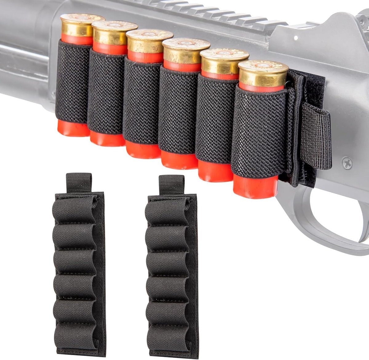 Shogun Cartridge Holder Caliber 12 Pack Shogun Side Holders with Self Adhesive Stickers for Outdoor Hunting, Quick - ShopVlot