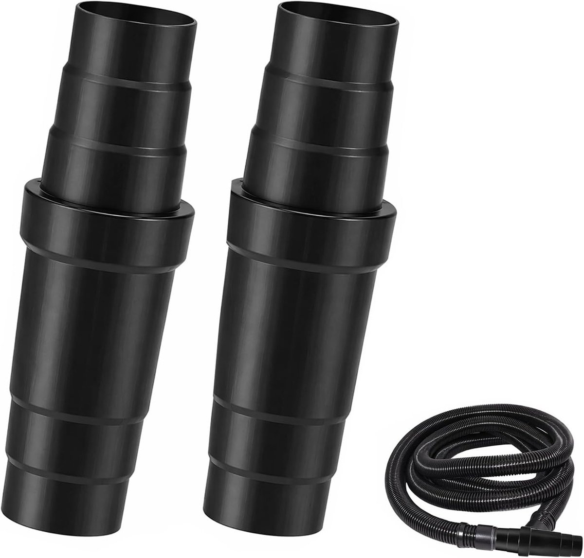 Stofzuigeradapter verloopstuk 31,5-45 mm - 7 lagen snijbare slangadapter - ABS-materiaal - universele afzuigadapter - ShopVlot