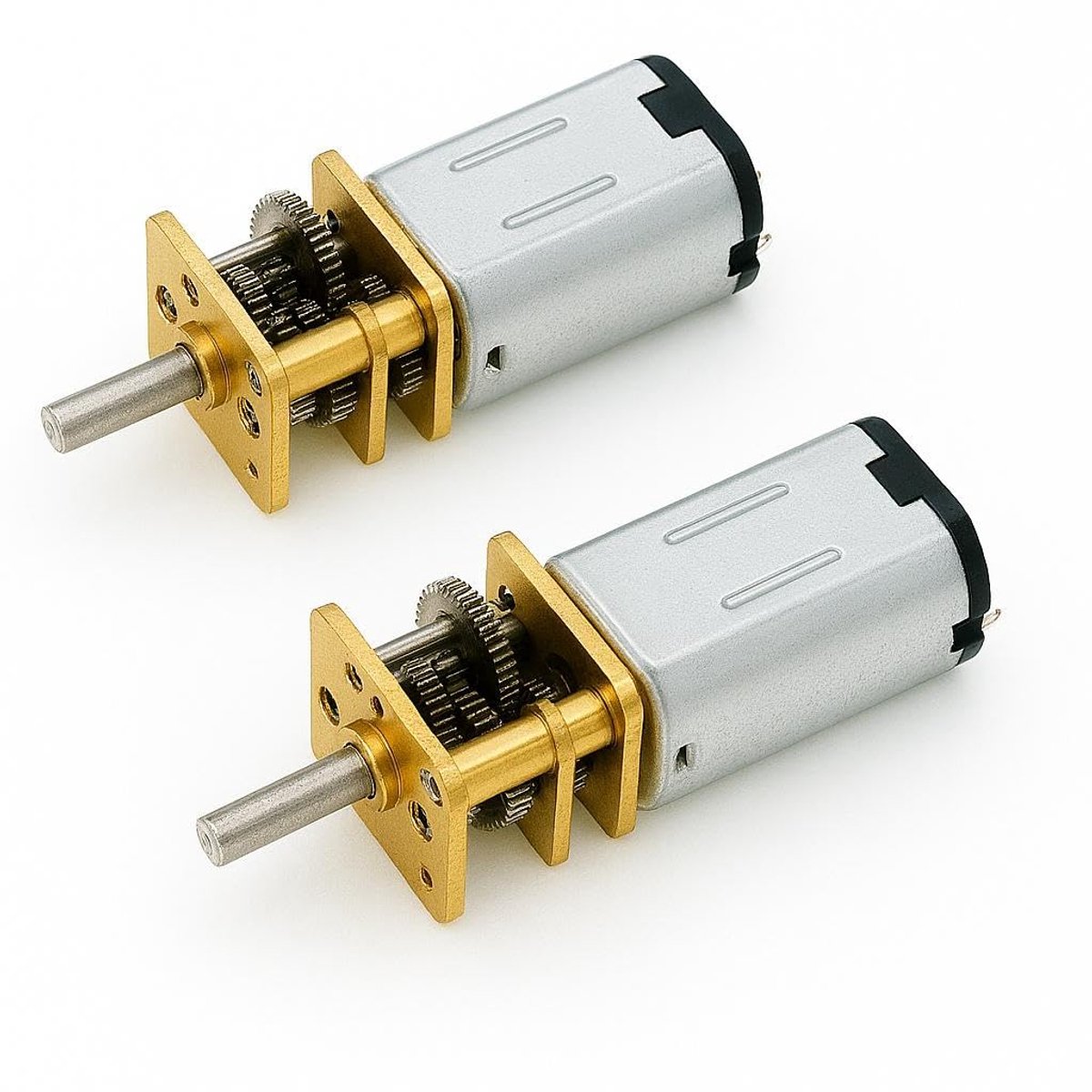 Mini elektrische aandrijfmotor 6 V - 150 rpm - met reducer - compacte en stille werking - ShopVlot