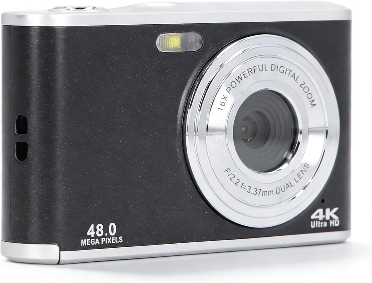 Digitale camera 44MP 4K Ultra HD - 16x zoom - Compacter formaat - Ideaal voor reisfotografie - ShopVlot