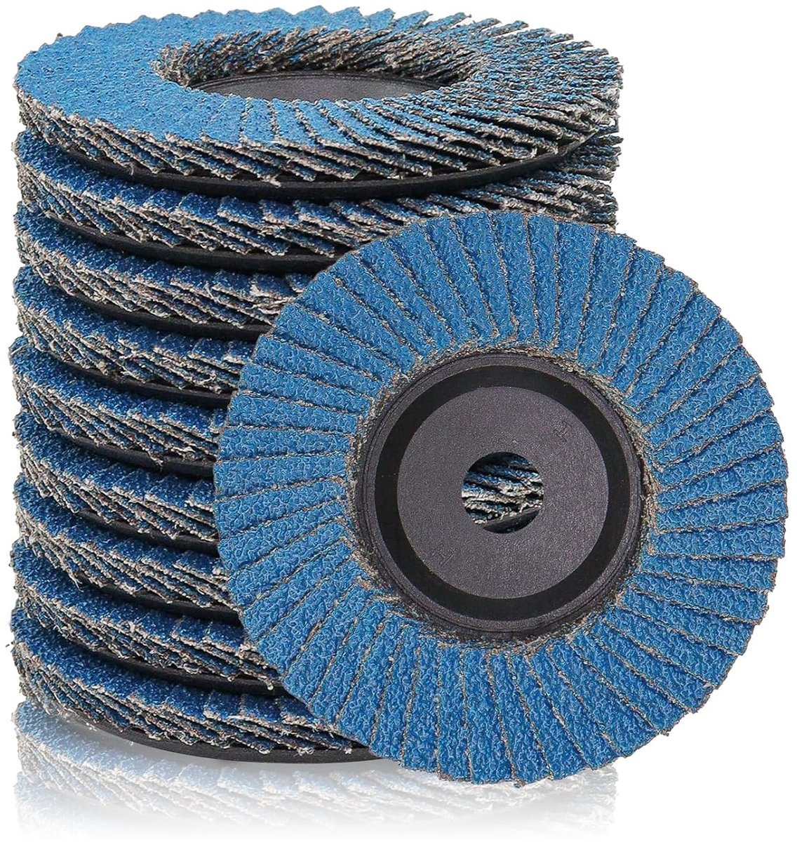 Pack of 10 slat discs ø 76 mm, slat discs, grinding wheel, 60 grits, grinding discs for angle grinders, fan discs for - ShopVlot