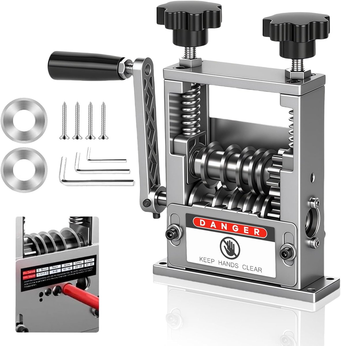 Cable Stripper Machine, 6 Blade Manual Cable Stripper, 6 Channels for 3-17mm Cable Stripper Machine, Electric Stripper - ShopVlot