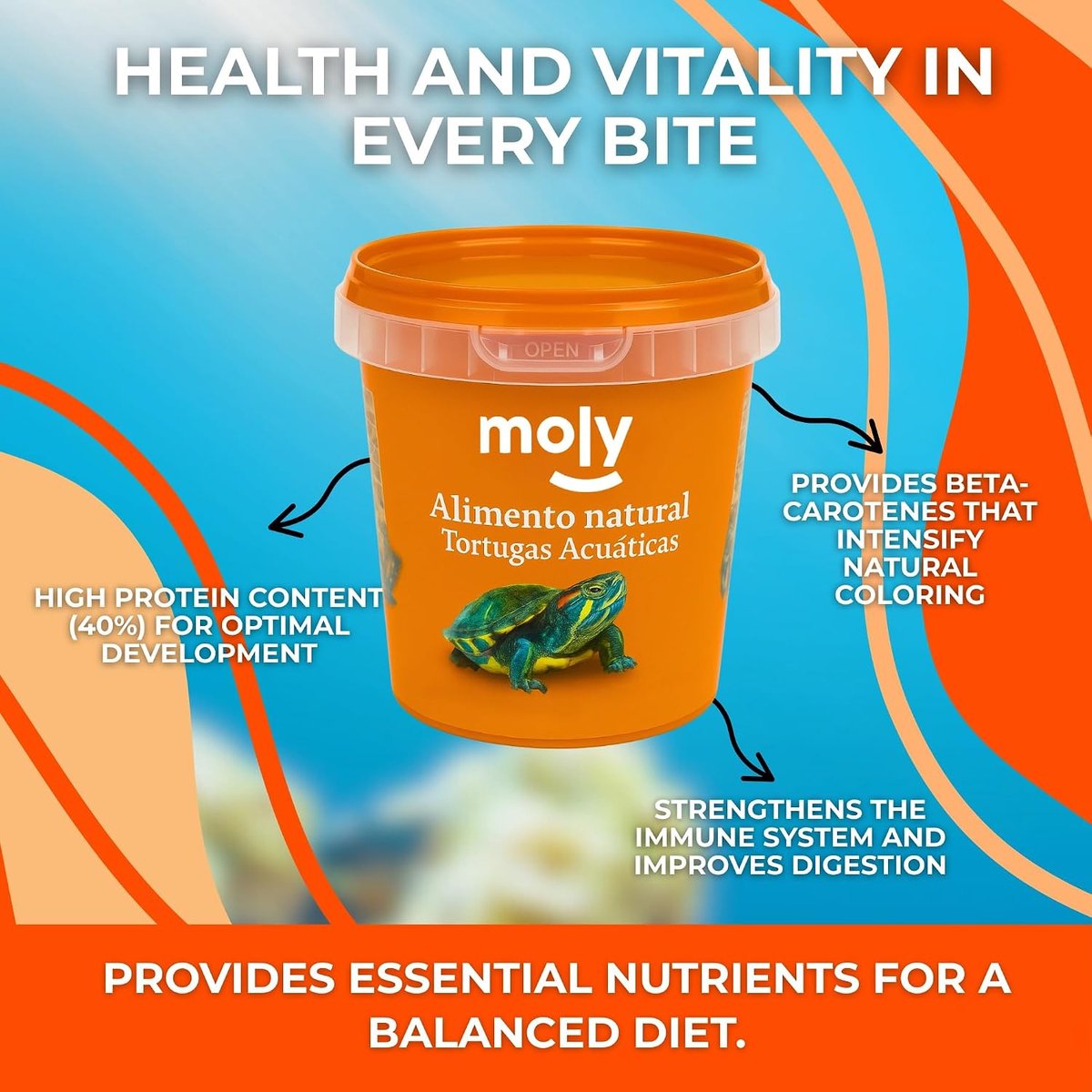 MOLY Moly Gammarus Fish Food for Aquarium Fish, 15 g - ShopVlot