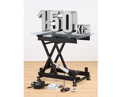 DIHOOL Electric Scissor Lifting Bench 150kg Lifting Bench Elevator for Laboratory and Car Service Adjustable Height - ShopVlot