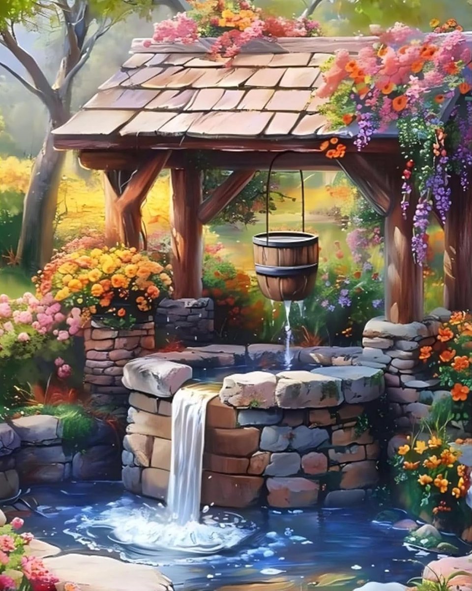 Schilderen op nummer volwassenen landschap 40x50 cm - voorbedrukt canvas - complete set met acrylverf en penselen - ShopVlot