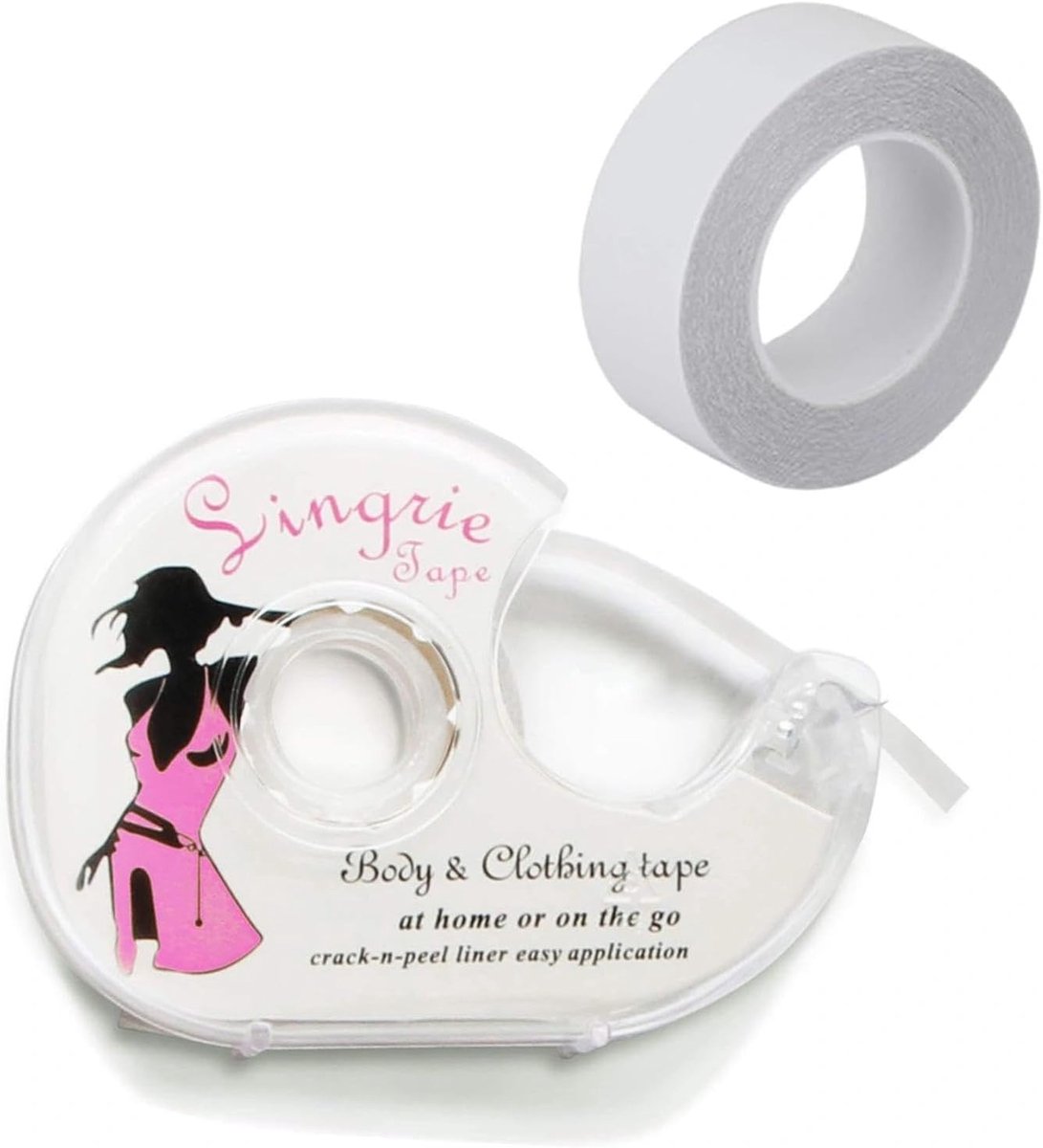 Dubbelzijdig kleding tape - transparant - waterproof - ideaal voor dames - ShopVlot