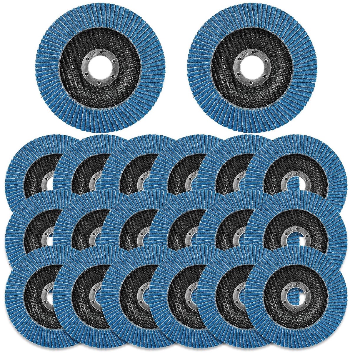 Schuurdisc 125 mm - zircon corundum - grit 120 - ideaal voor metaal en hout - ShopVlot