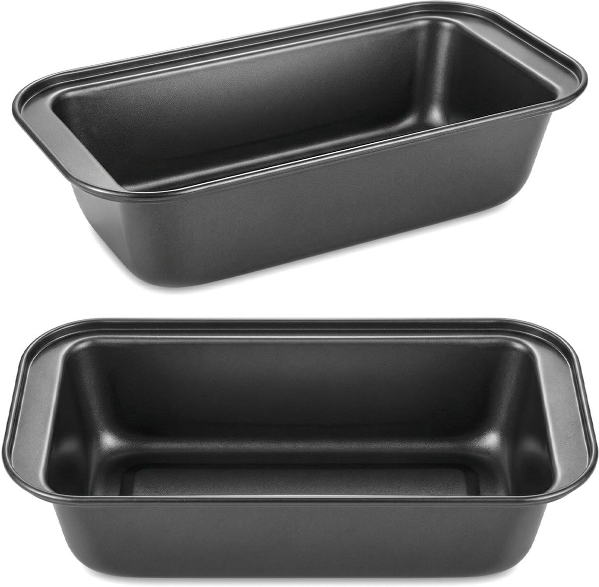 Broodbakvorm rechthoekig 27 x 9,5 cm - roestvrij staal - antiaanbaklaag - ideaal voor zelfgebakken brood - ShopVlot