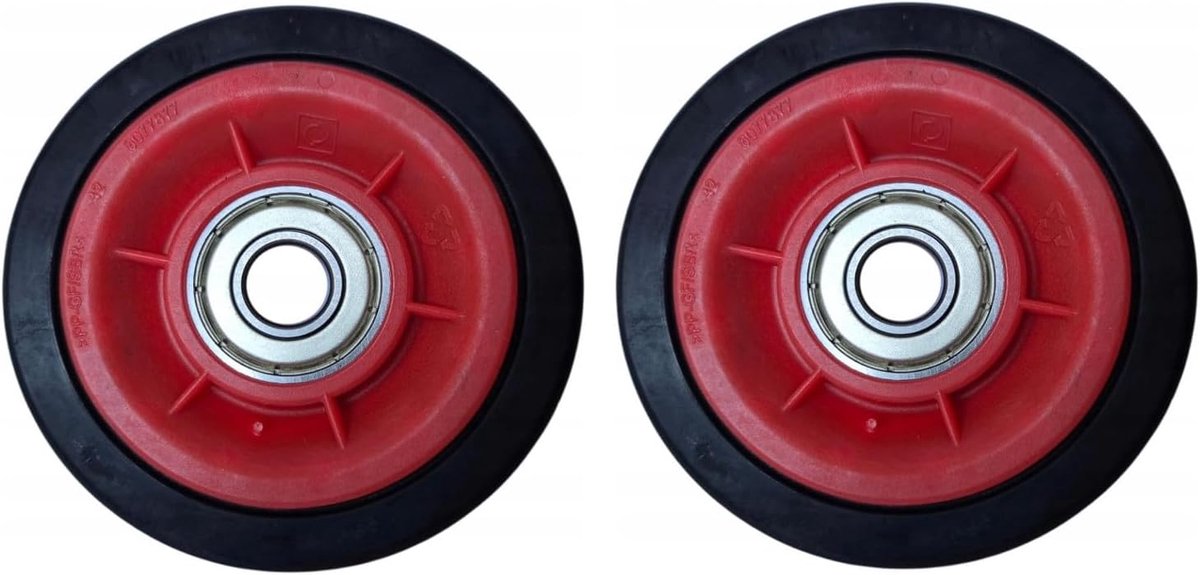 Droogroller trommel 14mm - 2x complete wielen - inclusief lager - vervangingsonderdeel - ShopVlot