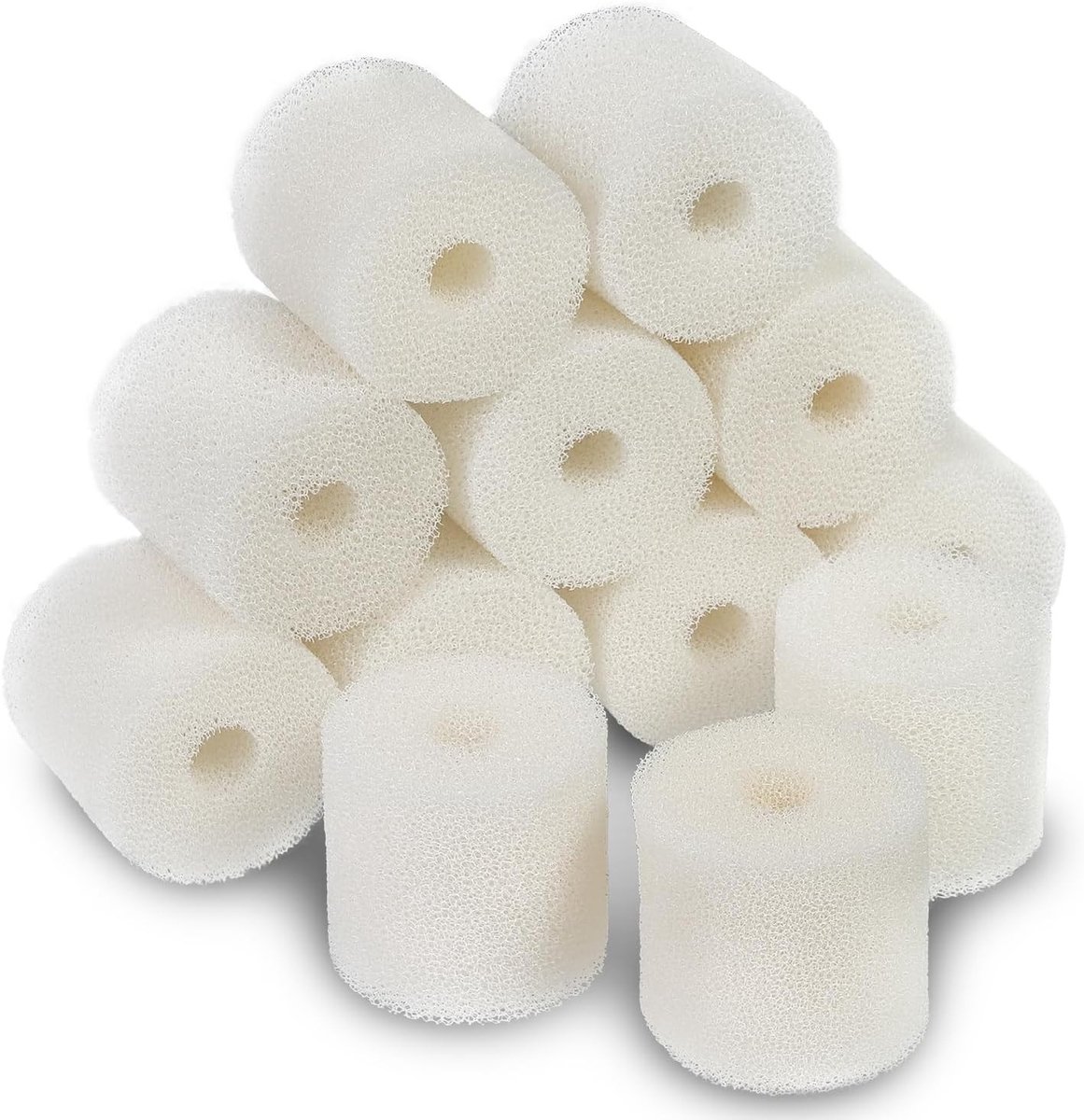 Filter Schuim Wit Prefilter Geschikt voor Oase BioMaster Filter - 12 Stuks, 45ppi, Waterfilter, Aquariumaccessoires, Onderhoud