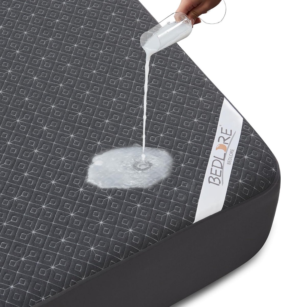 Matrasbeschermer 40 cm - Zacht en ademend - Oeko-Tex-gecertificeerd - Wasbaar - ShopVlot