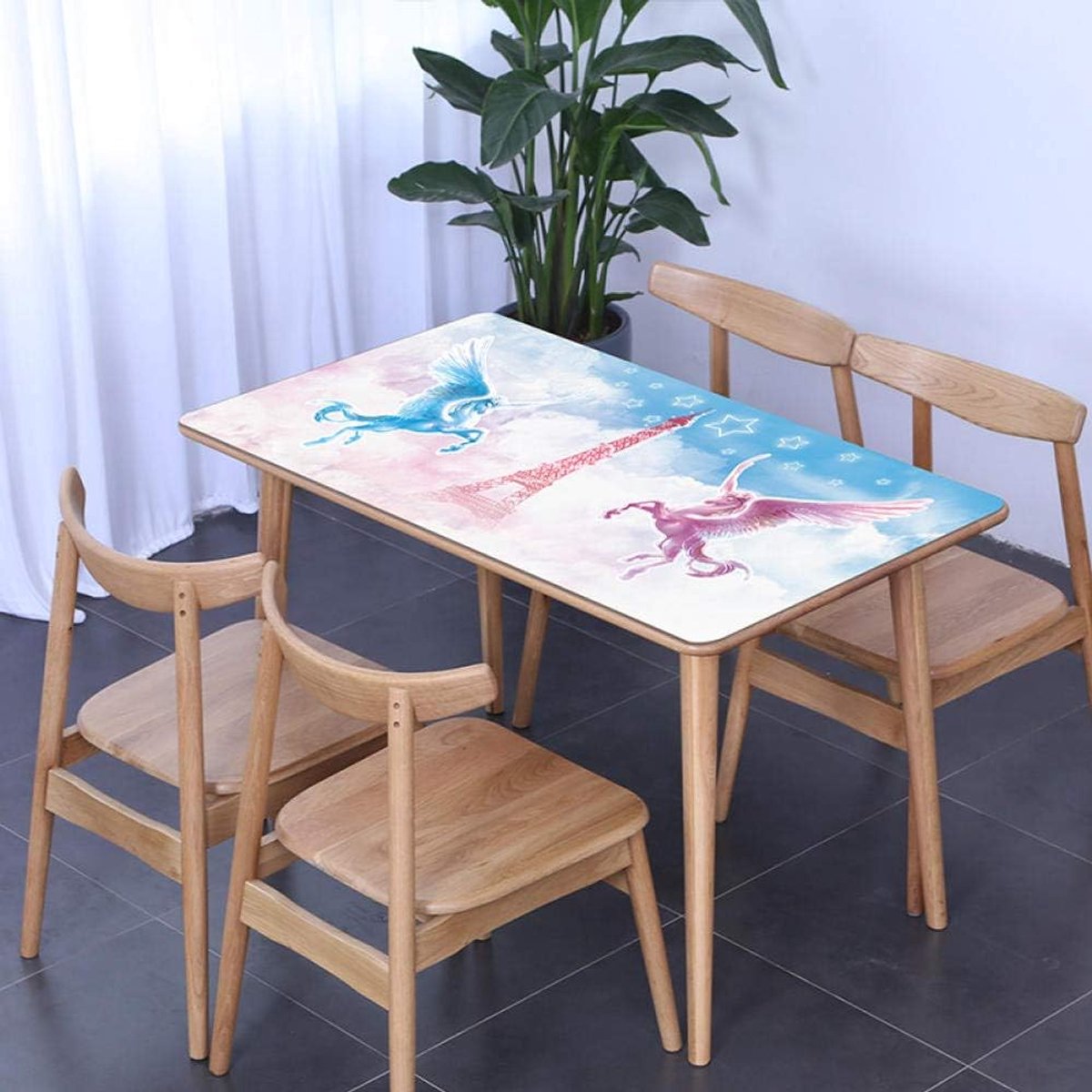 Tafelkleed schattig cartoon anti-scalding TV kast computer bureau tafel mat slaapkamer eettafel - ShopVlot