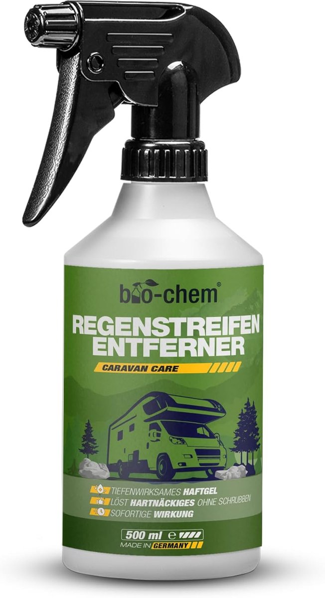 Bio-Chem Rainwater for Motorhomes, Caravans and Boats, 500 ml, Highly Effective Adhesive Gel Removes Stubborn Dirt - ShopVlot
