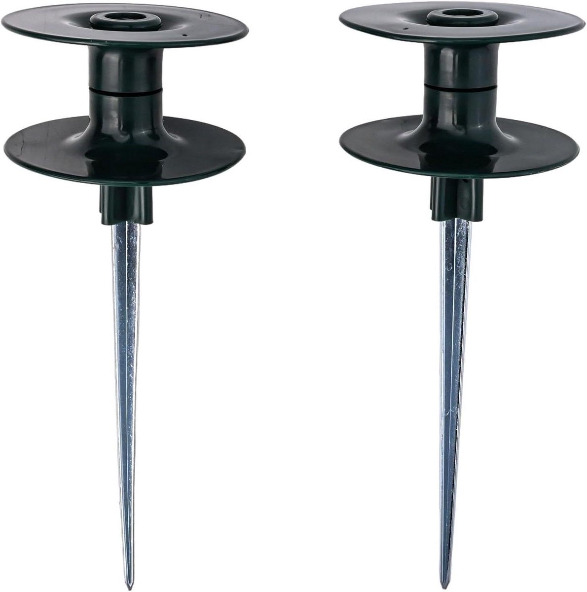 Slanggeleider Set - Slangrolhouder - Tuinieren - Gladde Roller Gids - 28 cm - Zwart