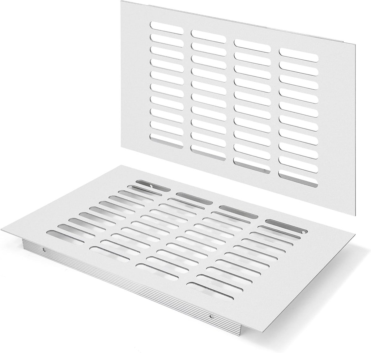 Ventilatierooster 150 x 250 mm - Aluminium - Corrosiebestendig - Ideaal voor kastventilatie - ShopVlot