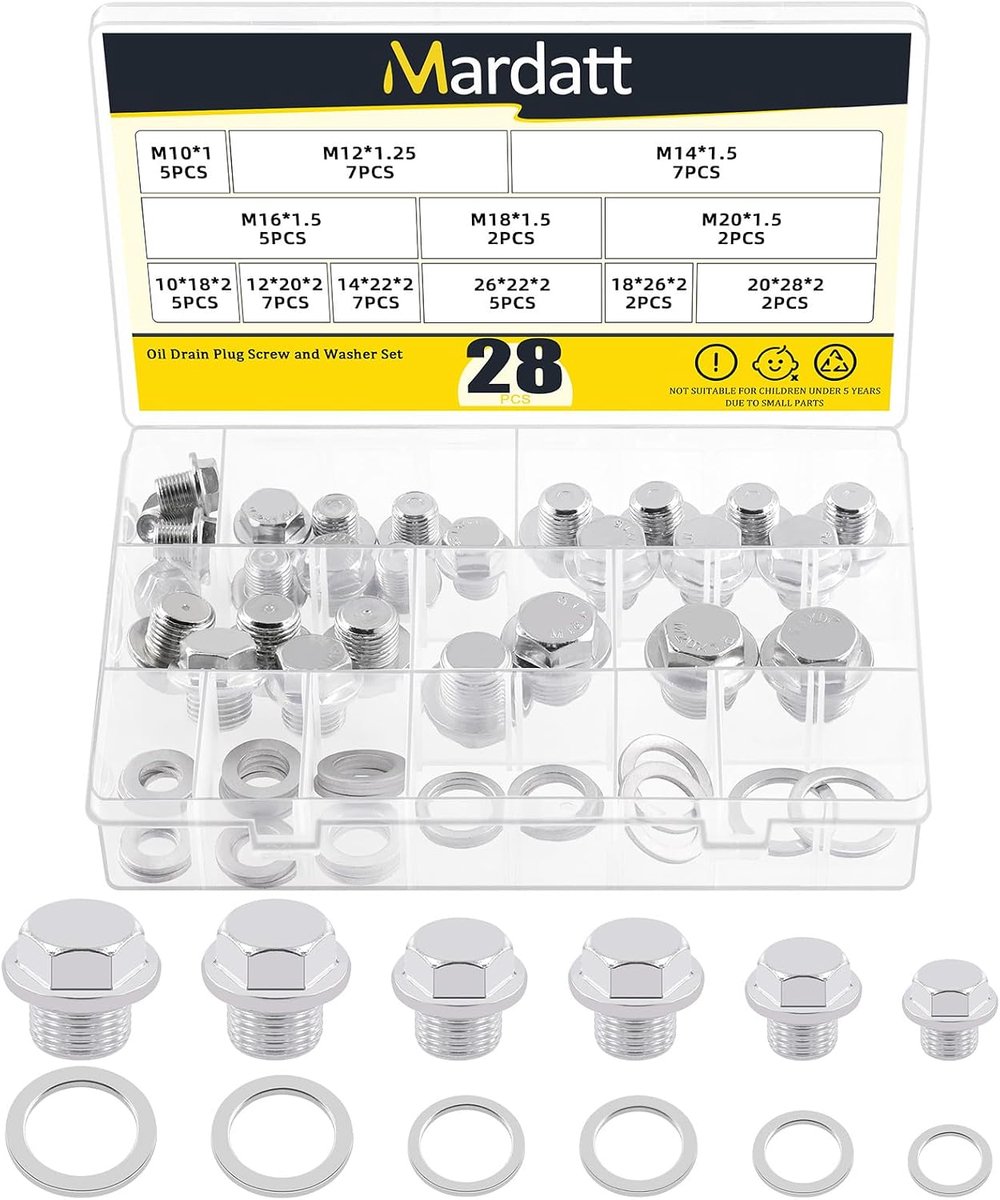 Olieafvoerplug assortiment - vervangingsset - geschikt voor Toyota en Ford - eenvoudig in gebruik - ShopVlot