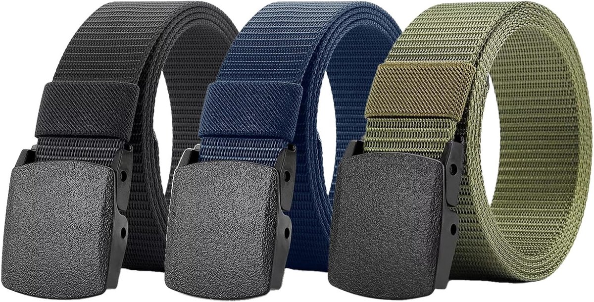 Werkriemen voor mannen en vrouwen - 3-delige set - nylon - verstelbaar - snelle veiligheidscontrole - ShopVlot