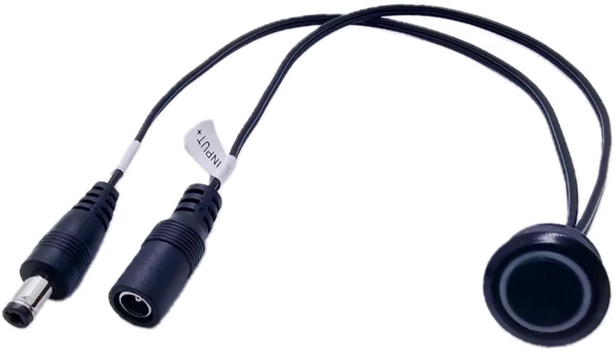 Touch Dimmer 12V-24V DC 5A - Zwart - Stijlvol design - Ideale sfeerregeling voor LED-strips - ShopVlot