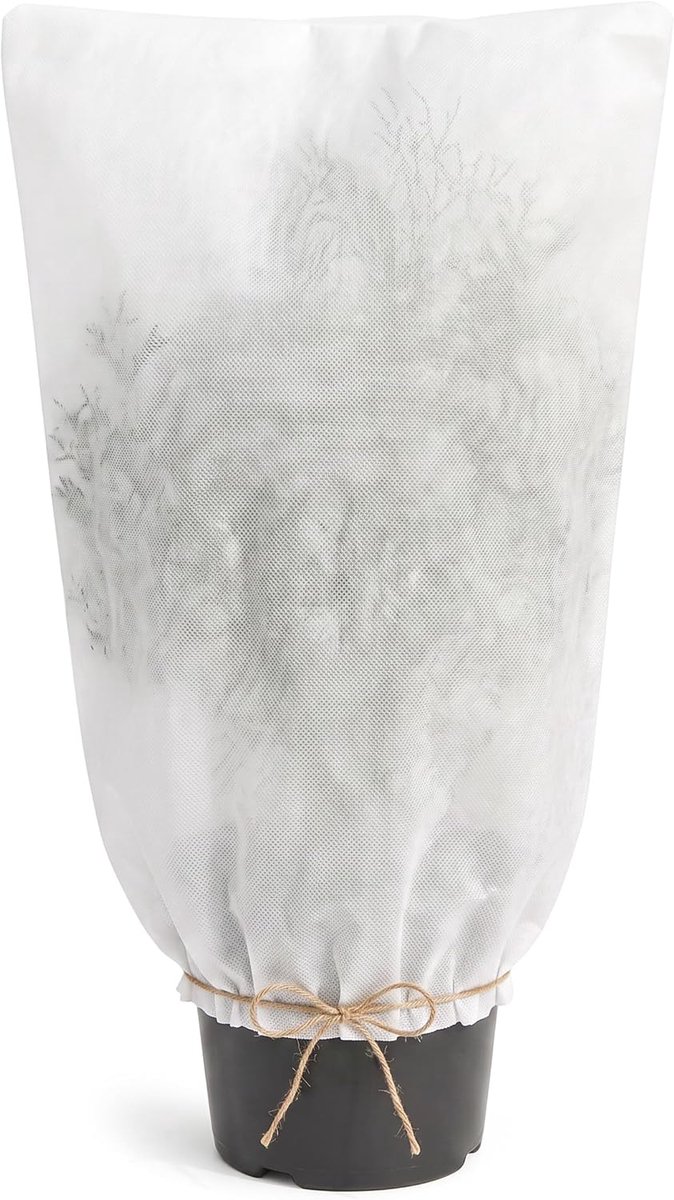 Winterhoes 80 × 120 cm - 50 g/m² - ademend materiaal - beschermt planten tegen vorst - ShopVlot
