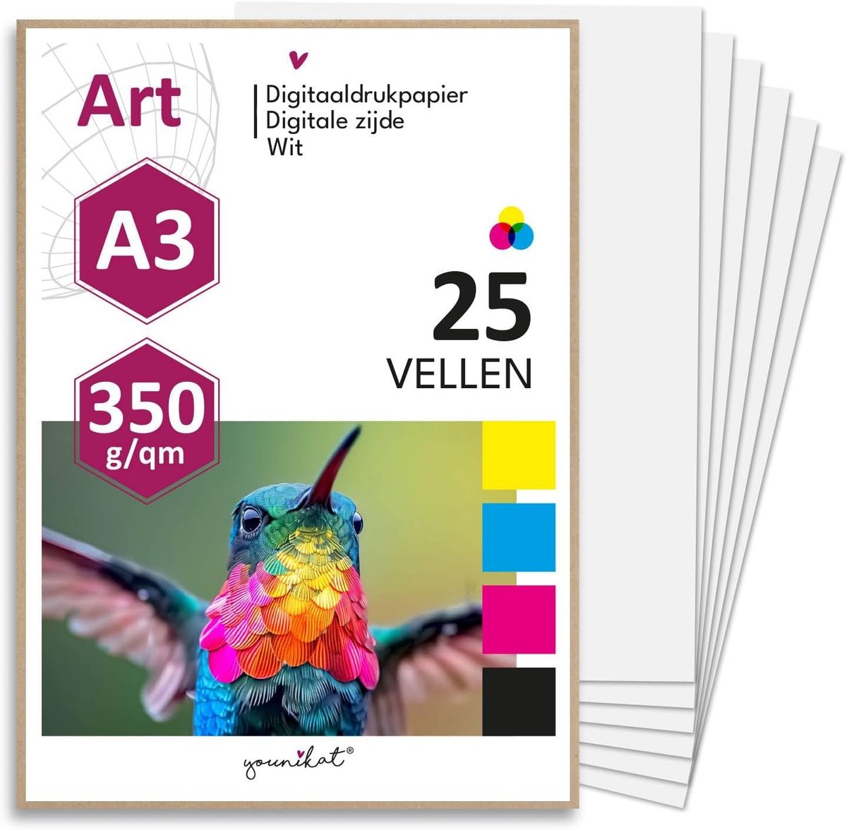 digitaal papier A3 - 25 vellen - premium kwaliteit - ideaal voor afdrukken - ShopVlot