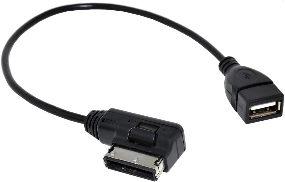 cablecc Media in AMI MDI USB AUX Flash Drive Adapter Cable for Car VW 2014 A4 A6 Q5 Q7 - ShopVlot