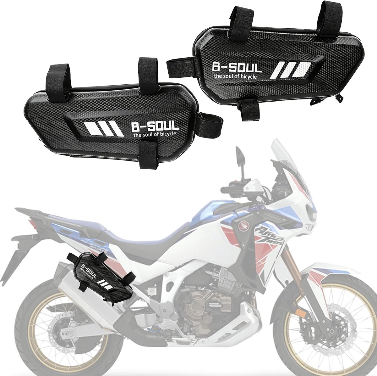 Motorzijtassen set van 2 - 3L - Waterdicht en duurzaam - Perfect voor motor- en fietstochten - ShopVlot