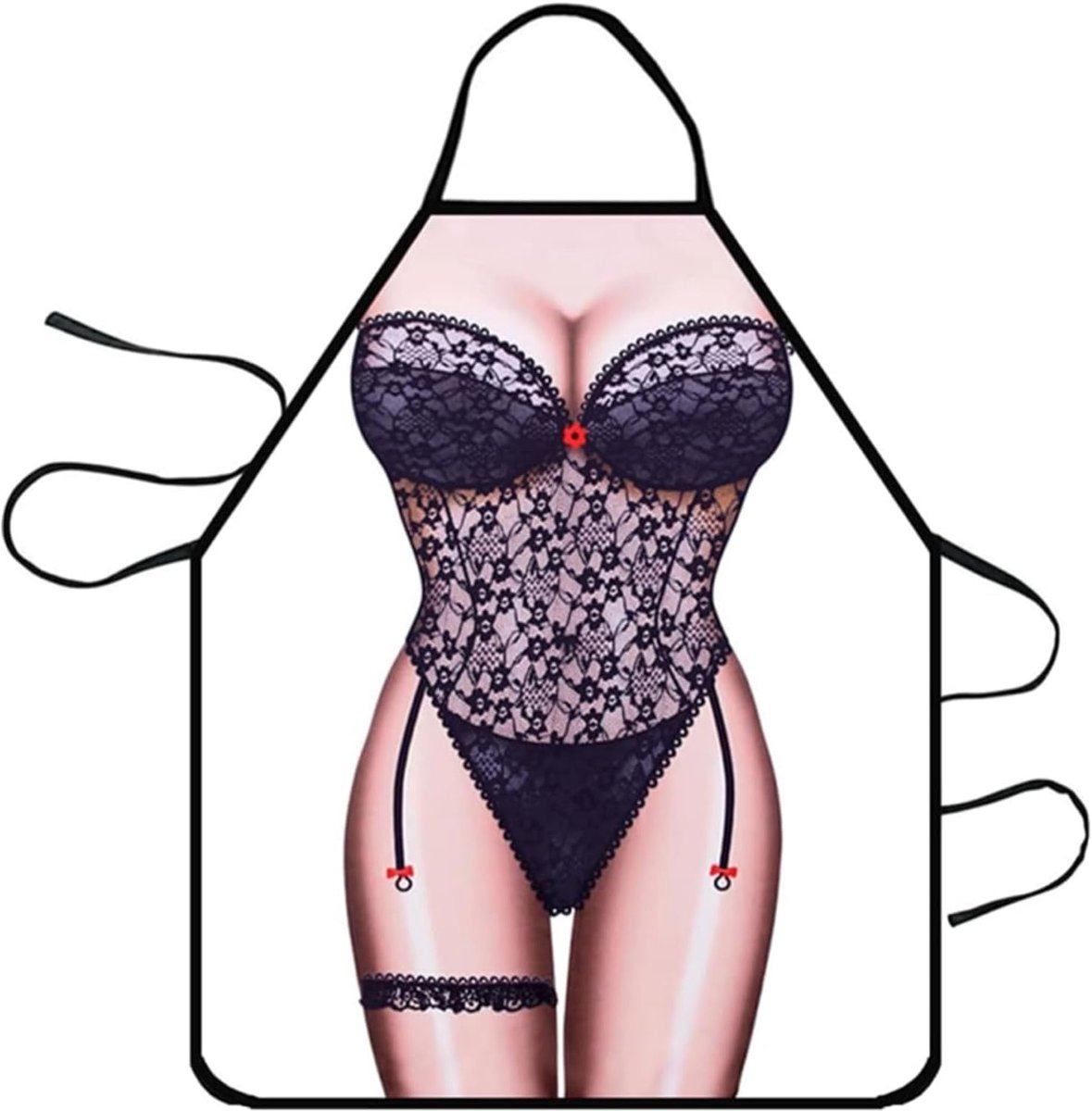 Keukenschort 3D-design - grappig en sexy - waterdicht - perfect voor feestjes - ShopVlot
