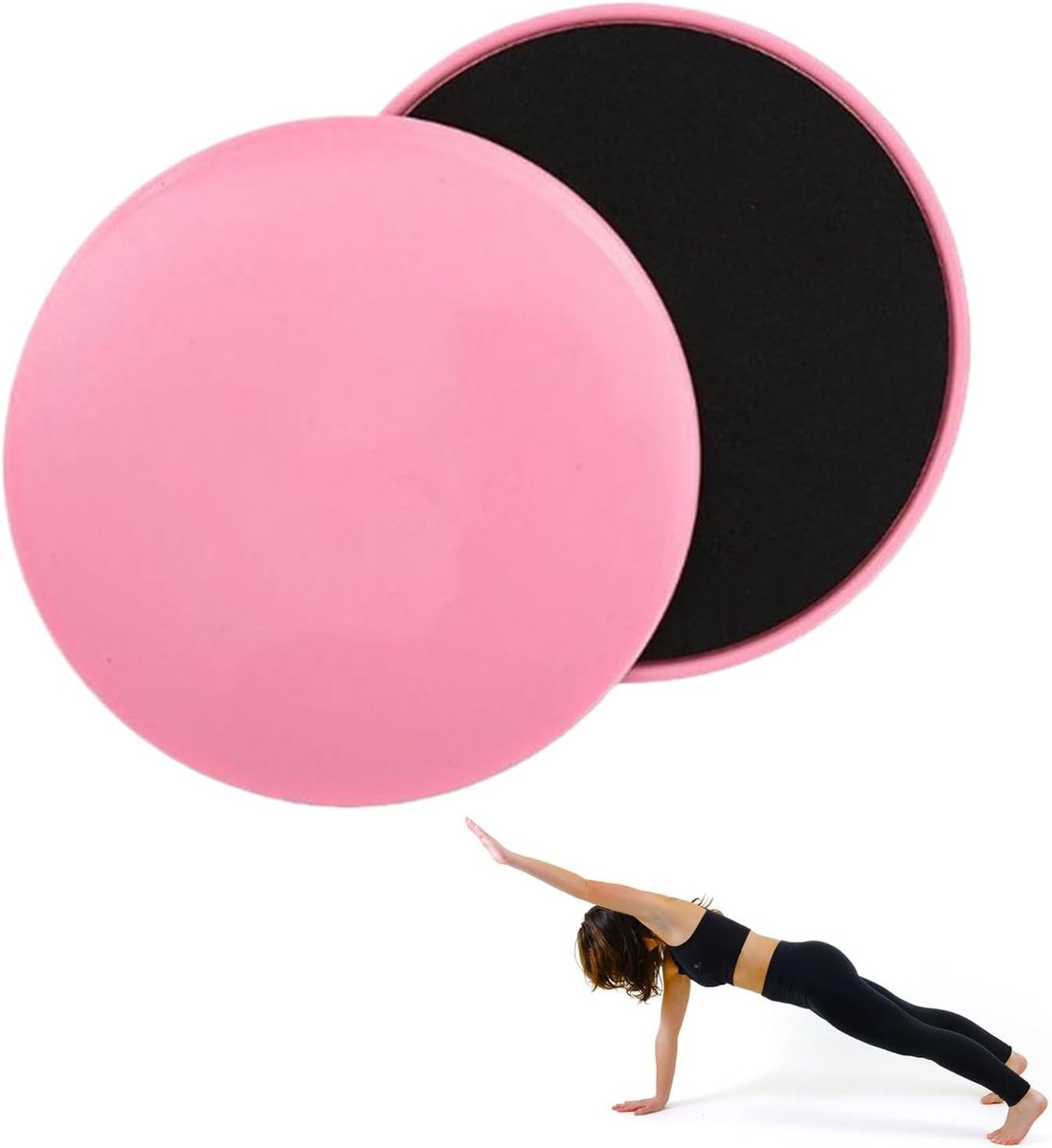Fitness Slide Wheels - Dubbelzijdige schuifschijven - Verbeter flexibiliteit en stabiliteit - ShopVlot
