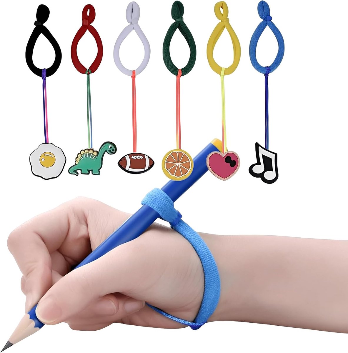 Penadapter voor kinderen - 6 stuks - ergonomische schrijfcorrectoren - verbeterde kalligrafie - ShopVlot