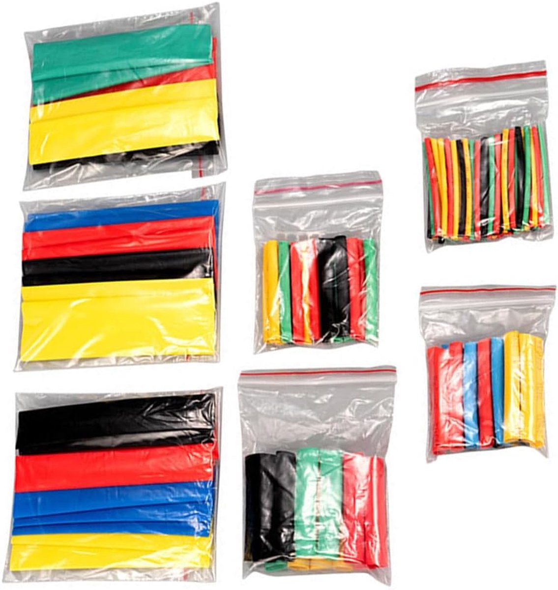 Heat shrink buizen set 164 stuks - waterdicht - gekleurde isolatietape - ideaal voor kabelreparatie - ShopVlot