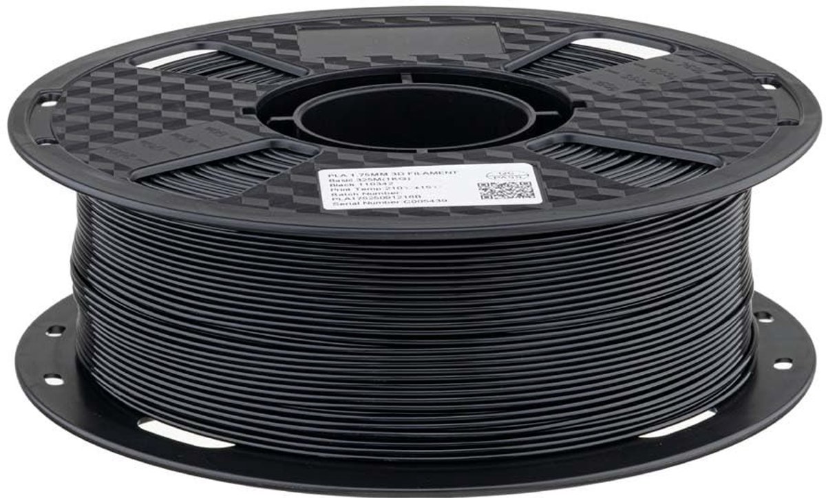 Solidchoice - PLA Filament 1.75mm Zwart voor 3D Printer 1kg