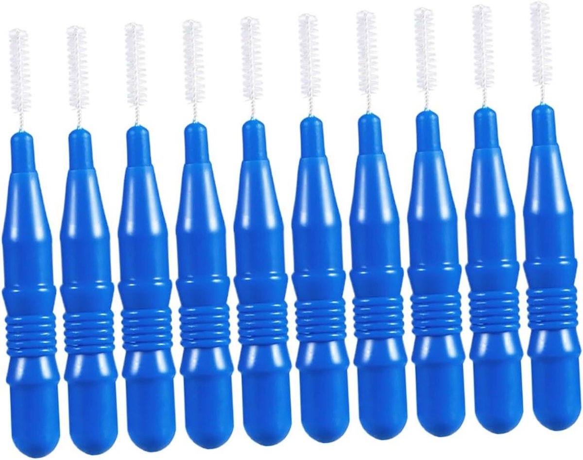Plastic Tandenragers - Mondverzorging Accessoire - Grondige Reiniging - Gemakkelijk Mee Te Nemen - 50 Stuks - Blauw