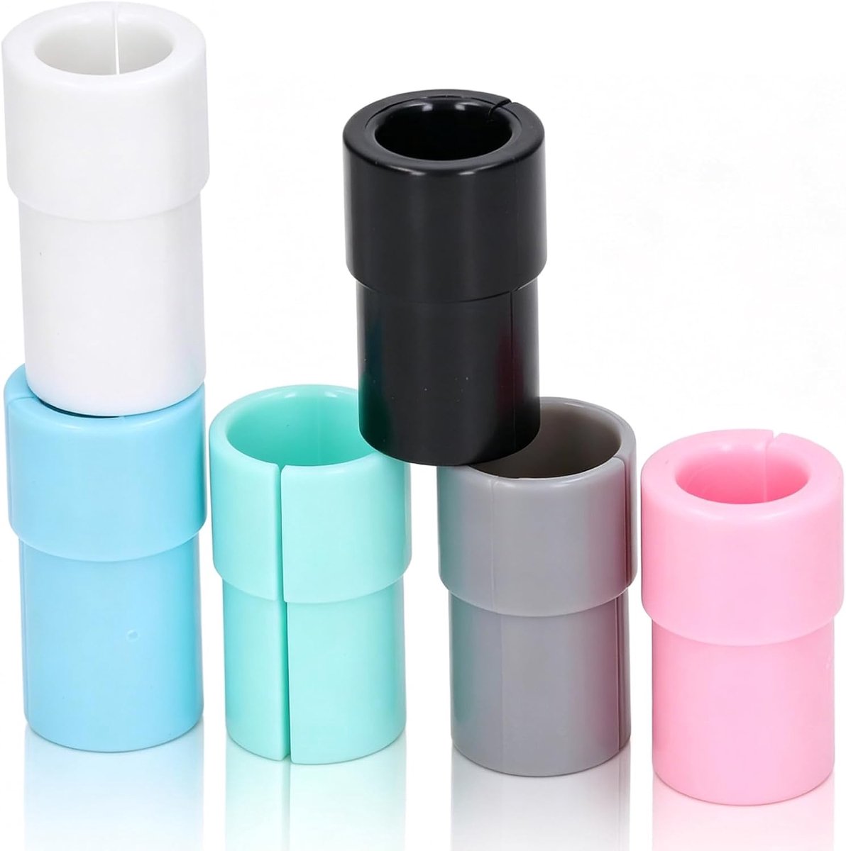 Pen Adapter 6 Pack - Kleurgecodeerde Houders - Voor Sharpie Markers - Eenvoudig in gebruik - ShopVlot
