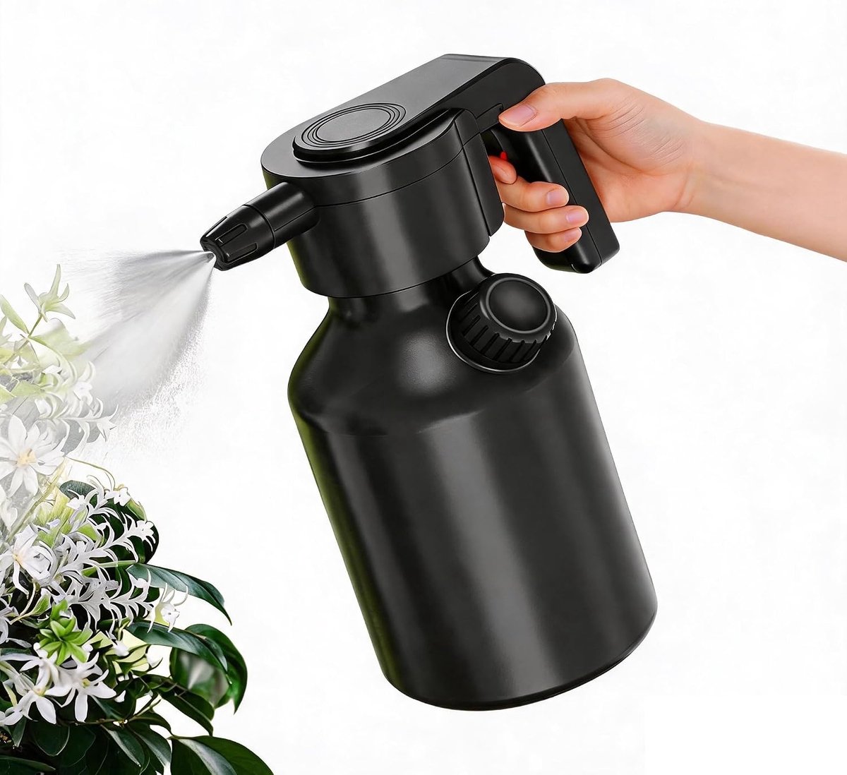 Elektrische sproeikop 2 liter - Draagbaar - Verstelbare spuitmond - Ideaal voor tuinieren - ShopVlot