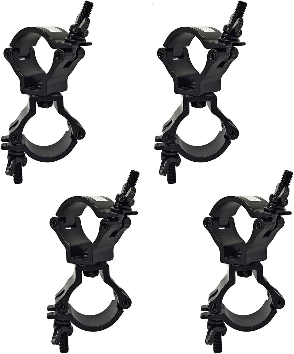 Trussklemmen set van 4 - 48-52 mm - aluminium - draaibare koppeling - ideaal voor podiumverlichting - ShopVlot
