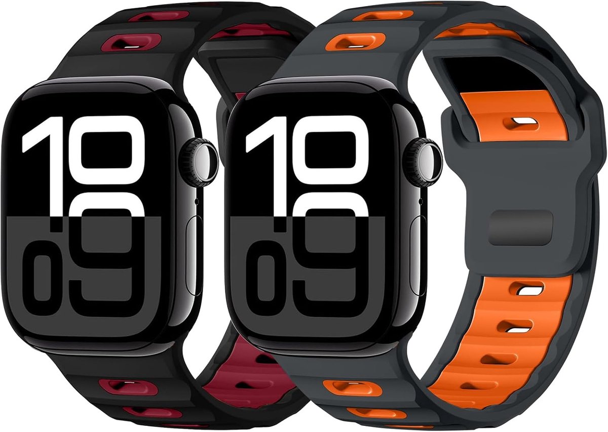 Sportarmband voor Apple Watch - Zacht silicone - Comfortabel voor hardlopen - ShopVlot