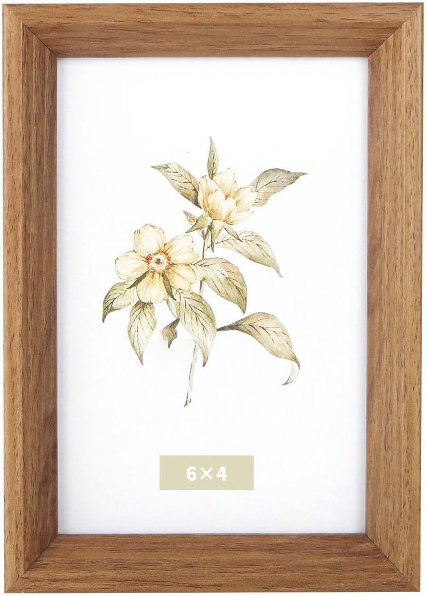 Fotolijsten 6 x 4 - Vintage stijl - Natuurlijk materiaal - Perfect voor jouw favoriete foto's - ShopVlot