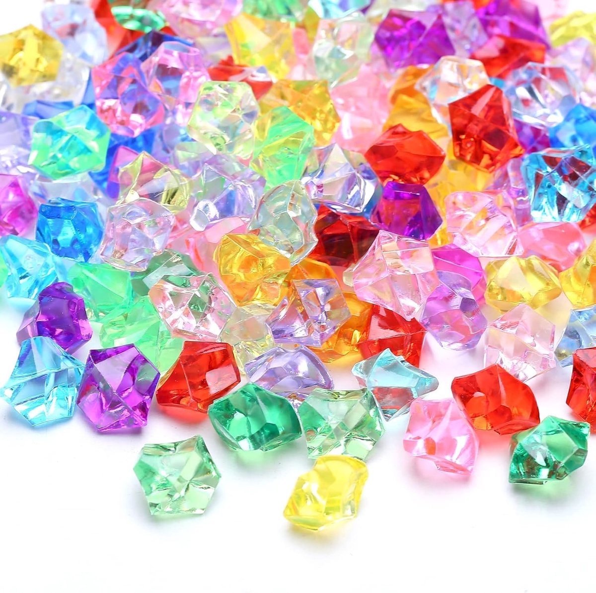Acryl Rhinestones 600 Stuks - Kleurige Diamanten - Veilig en Duurzaam - Perfect voor Tafeldecoratie - ShopVlot