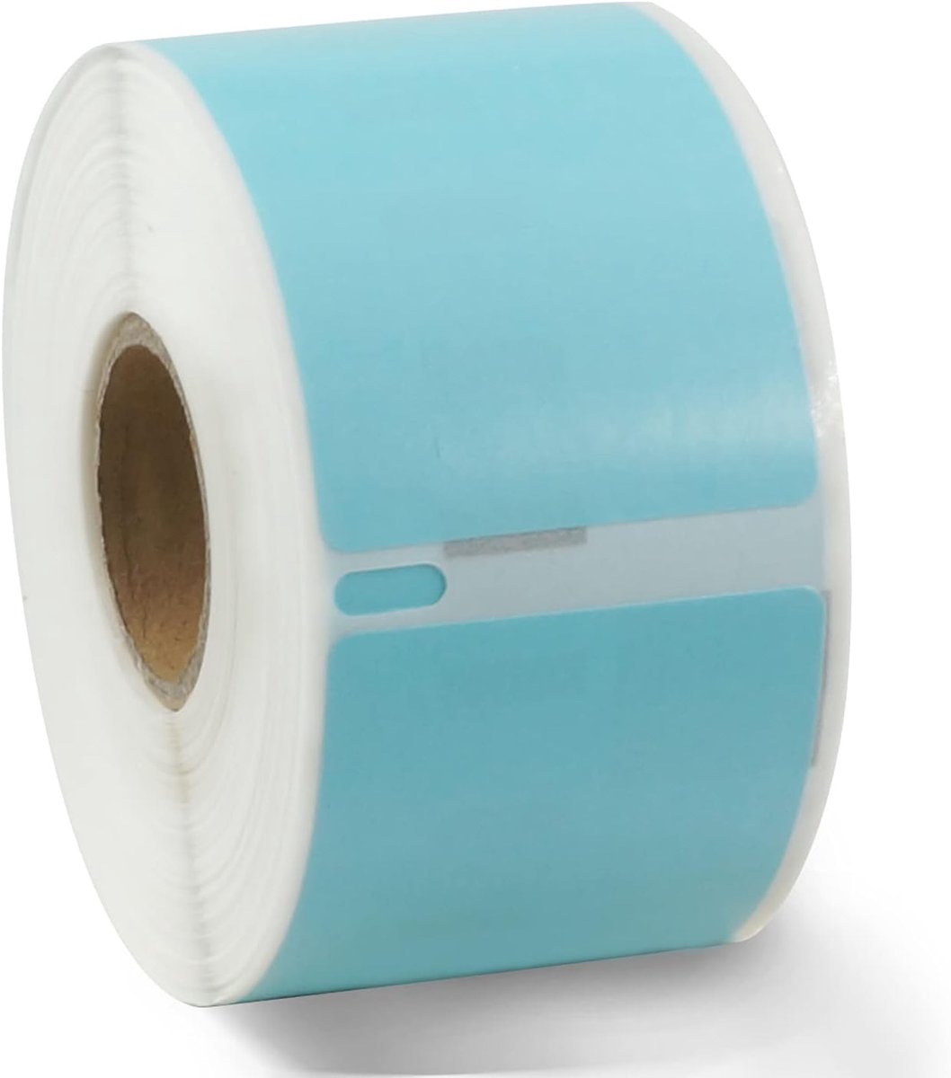 BETCKEY - 1 roll colored 99012 Labels Compatible with Dymo S0722400, 36mm x 89mm, 260 blue large address labels for - ShopVlot