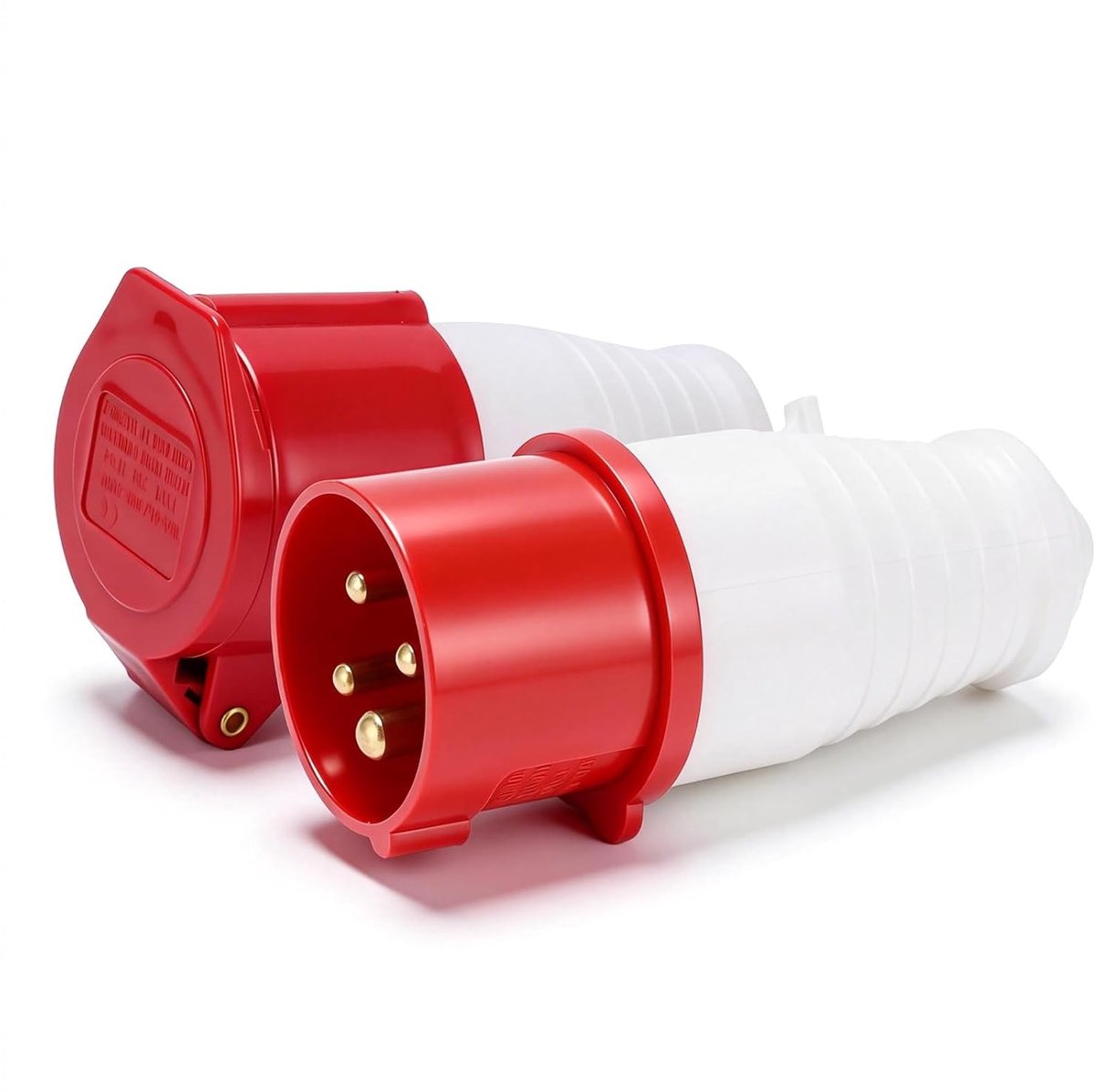 380-415V 16A Three Phase Plug Kit Waterproof Industrial Connector Set 4 Pin Industrial Socket Dustproof Cable Wire - ShopVlot