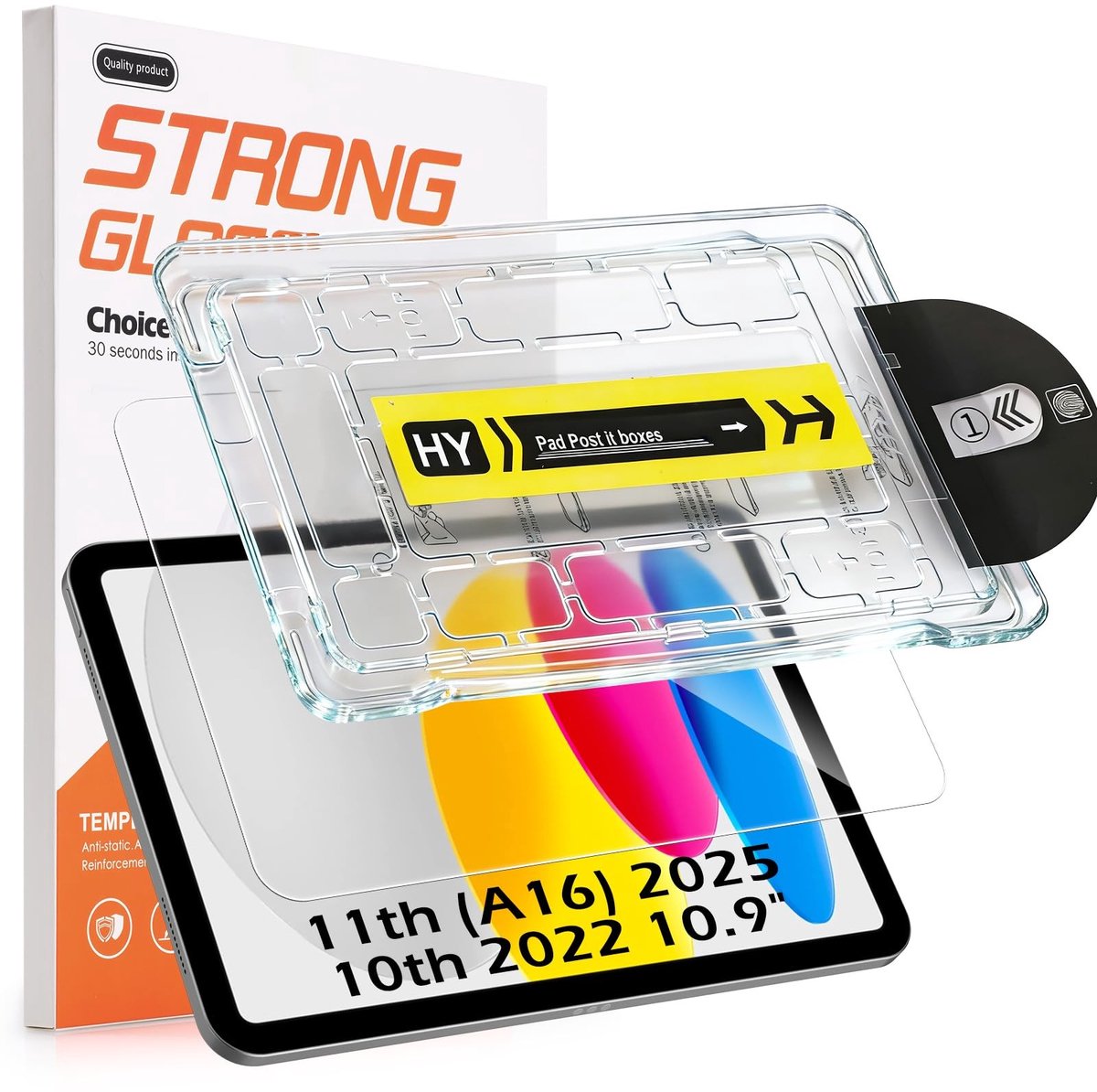 Solidchoice - Tempered Glass Screen Protector voor iPad 11e en 10th