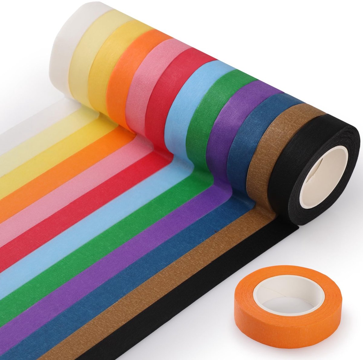 Solidchoice - Set van 12 Verwijderbare Plakband in 15 mm Breed