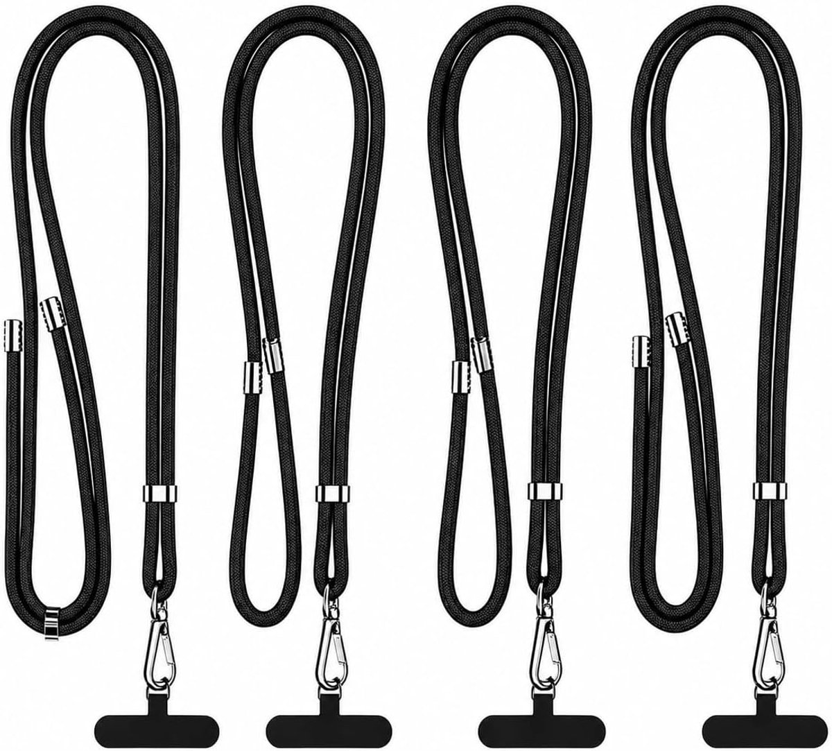 Mobiele telefoonriem 4 stuks - universeel compatibel - comfortabel en veilig - ideaal voor dagelijks gebruik - ShopVlot