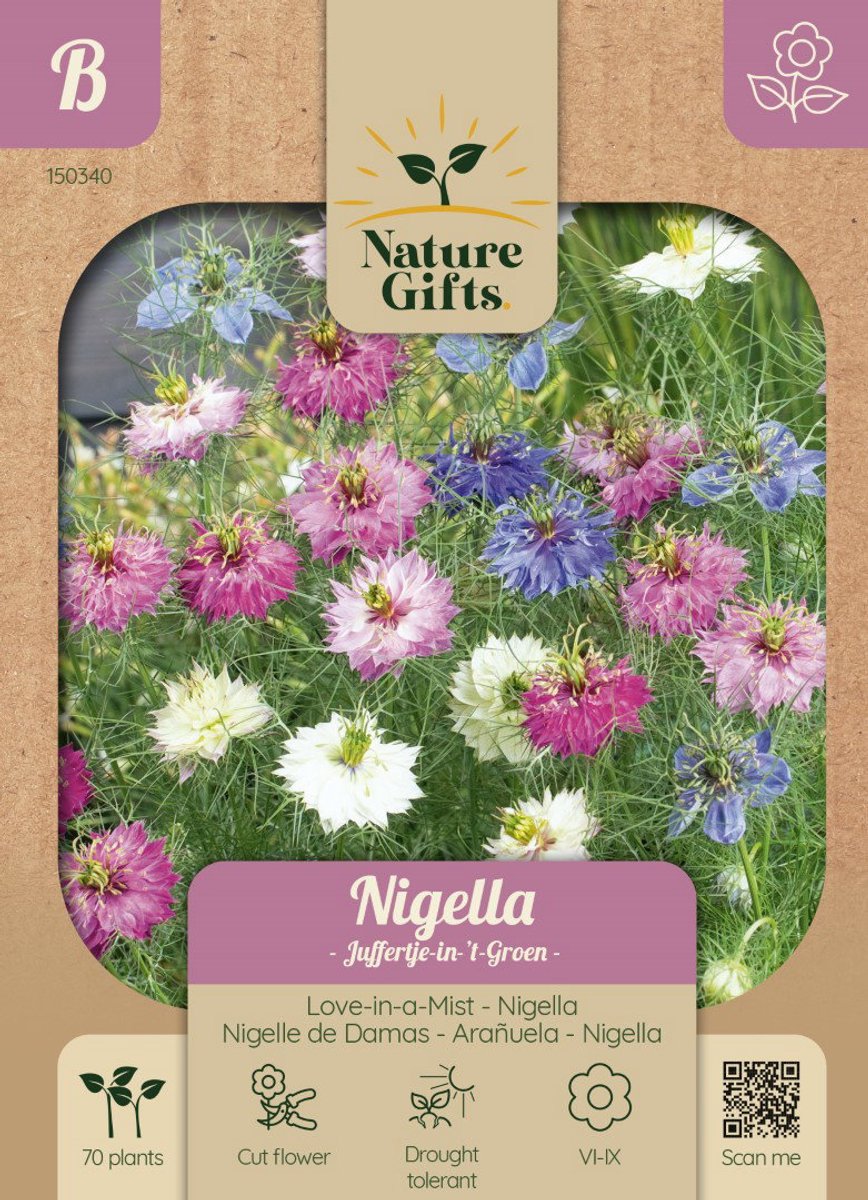 Juffertje-in-'t-Groen bloemenzaad Nature Gifts Baltus