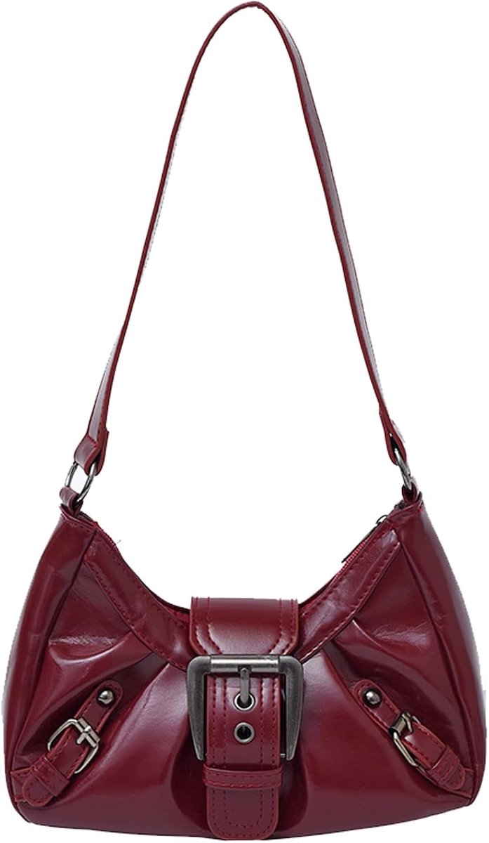 Vintage schoudertas voor vrouwen - kleine crossbody tas - Y2K punkstijl - perfect voor uitgaan - ShopVlot